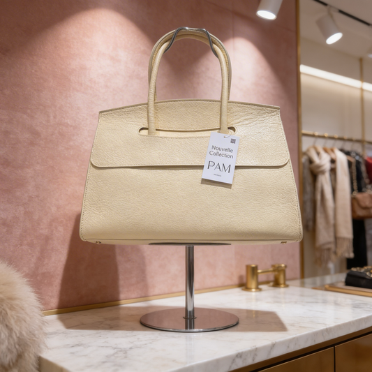 SAC CUIR MORGANE JAUNE