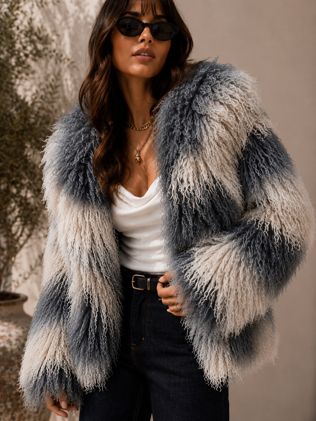 Veste Loulou - détail porté