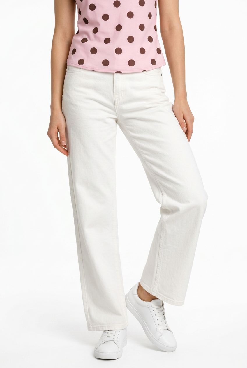 JEANS BLANC CORALIE