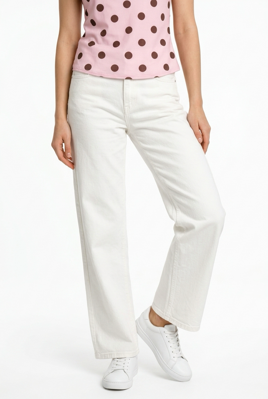 JEANS BLANC CORALIE
