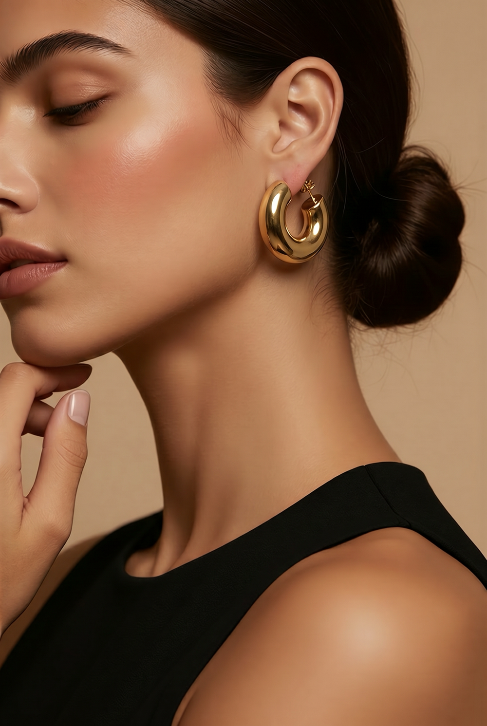 BOUCLES D'OREILLE ZIPO DORE