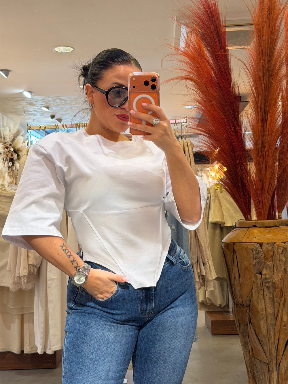 T-SHIRT BALI BLANC