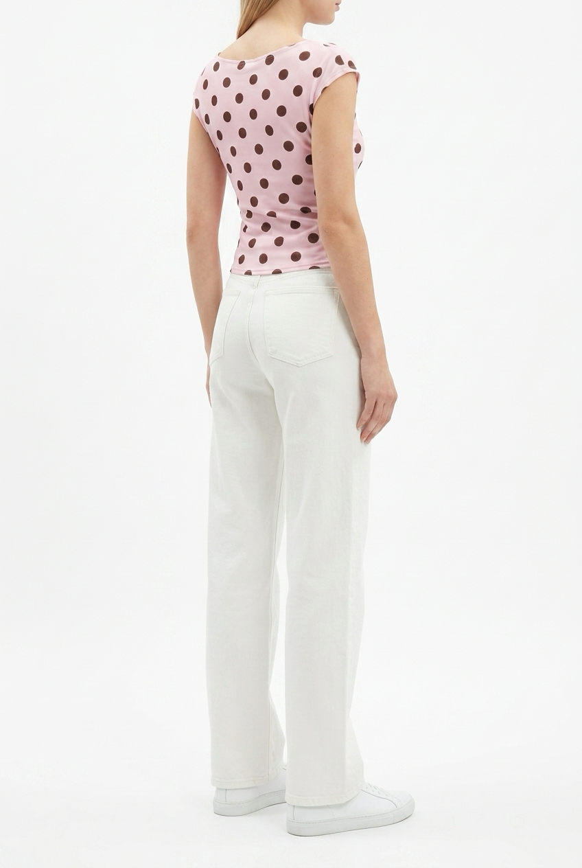 JEANS BLANC CORALIE