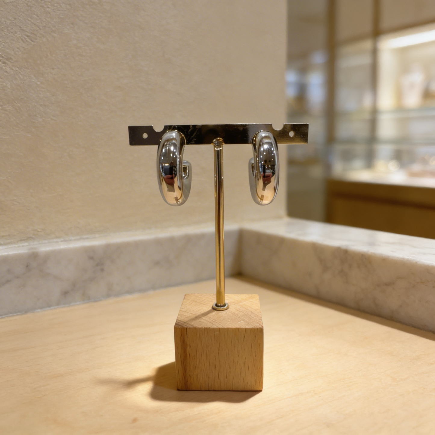 BOUCLES D'OREILLE ZIPO ARGENTE