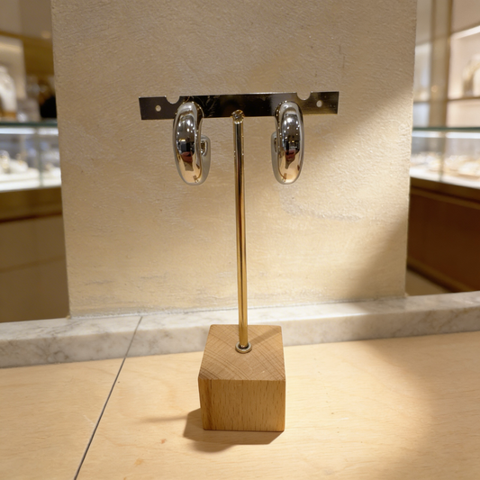 BOUCLES D'OREILLE ZIPO ARGENTE