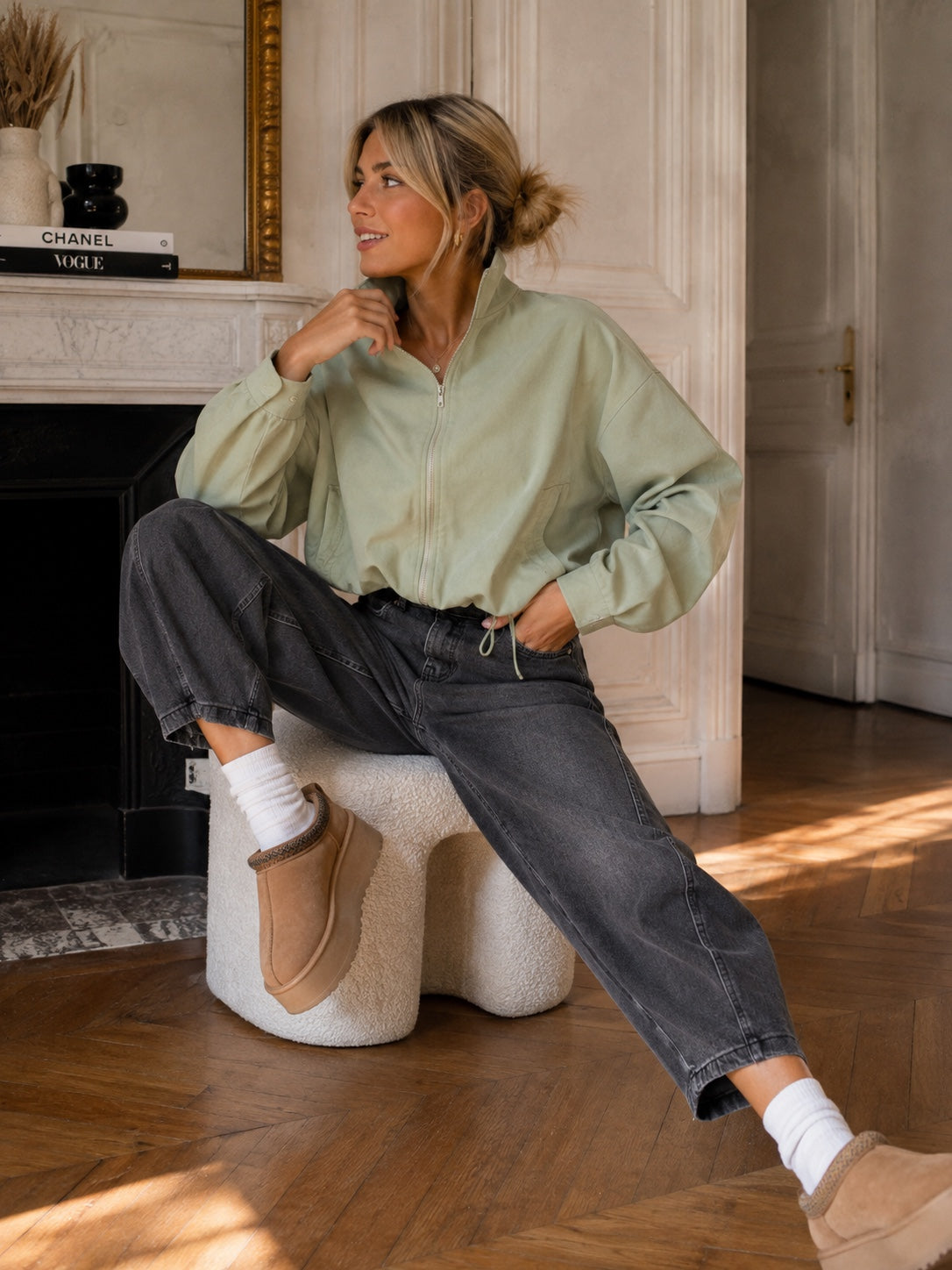 JEANS HEMA coupe ballon - look porté