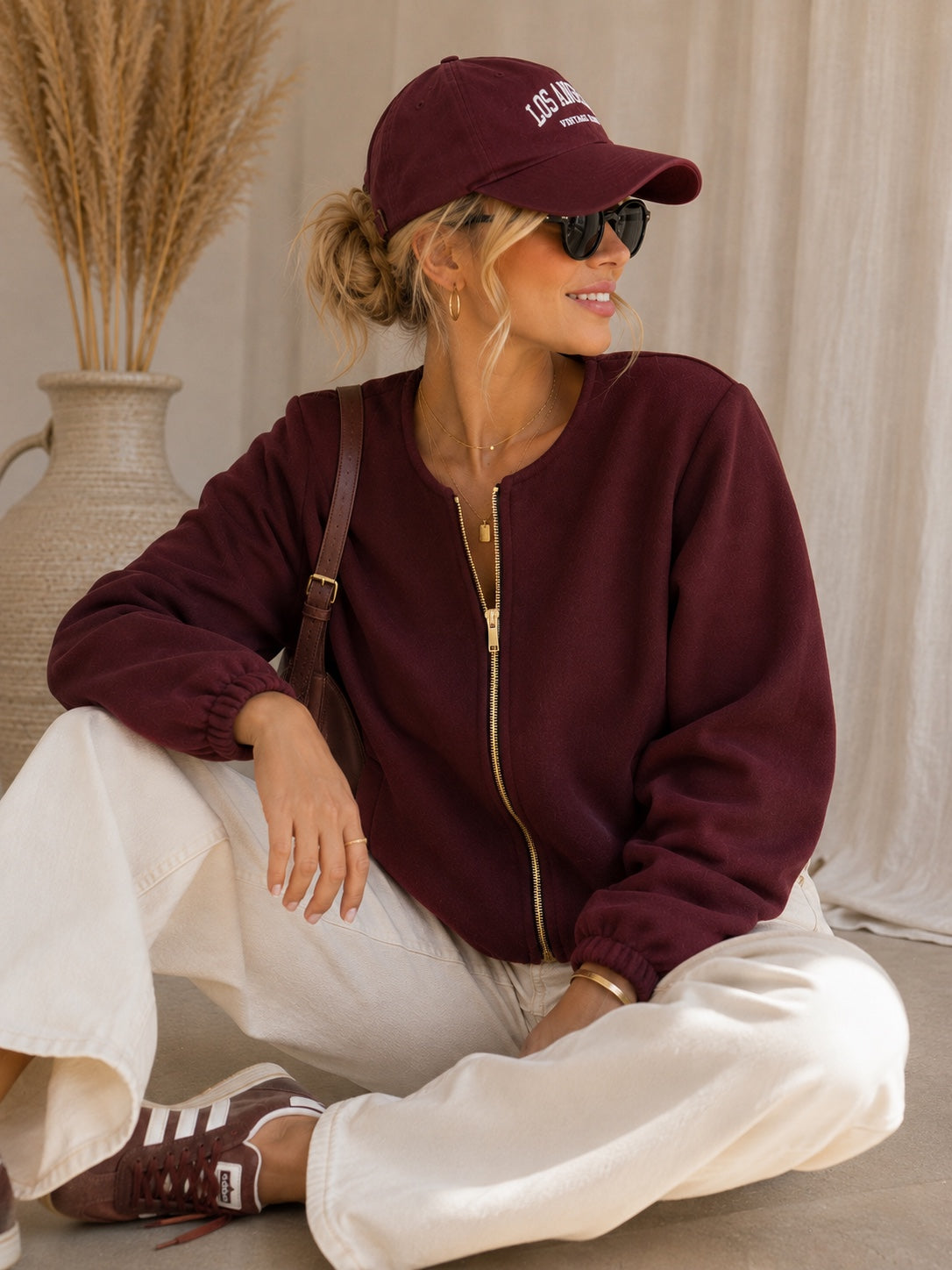 Veste Lilia bordeaux