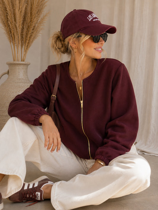 Veste Lilia bordeaux